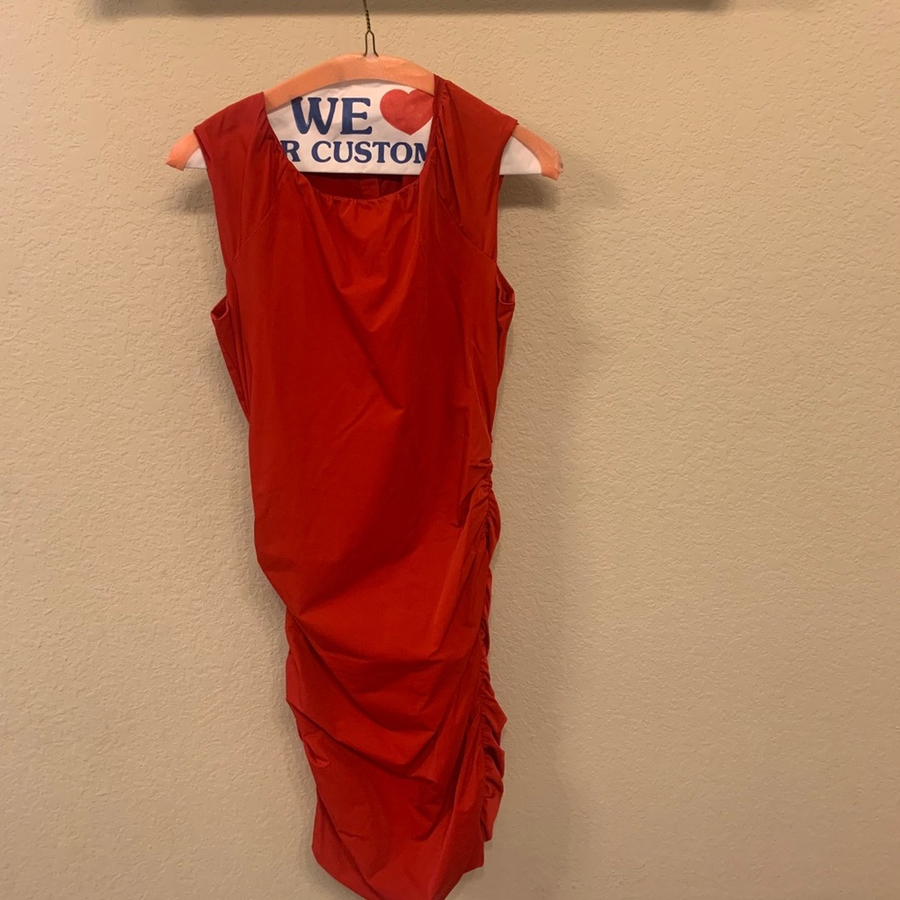 Beautiful red DVF dress